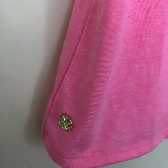 Lilly Pulitzer Hot Pink Ruffle Top // New With Tags NWT - Picture 3 of 7